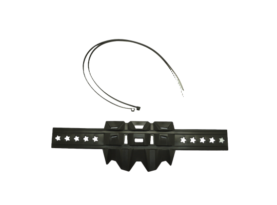 Накладка выхлопной трубы OTOM RACING (силикон), черный